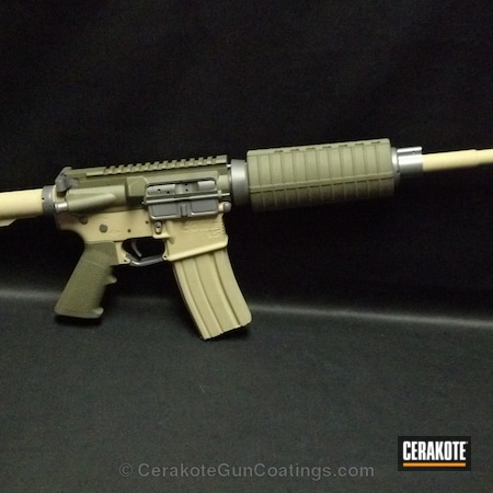 Powder Coating: Core Rifle Systems,McMillan Olive H-202,Micro Slick Dry Film Coating,Tactical Rifle,MICRO SLICK DRY FILM LUBRICANT COATING (AIR CURE) C-110,Coyote Tan H-235