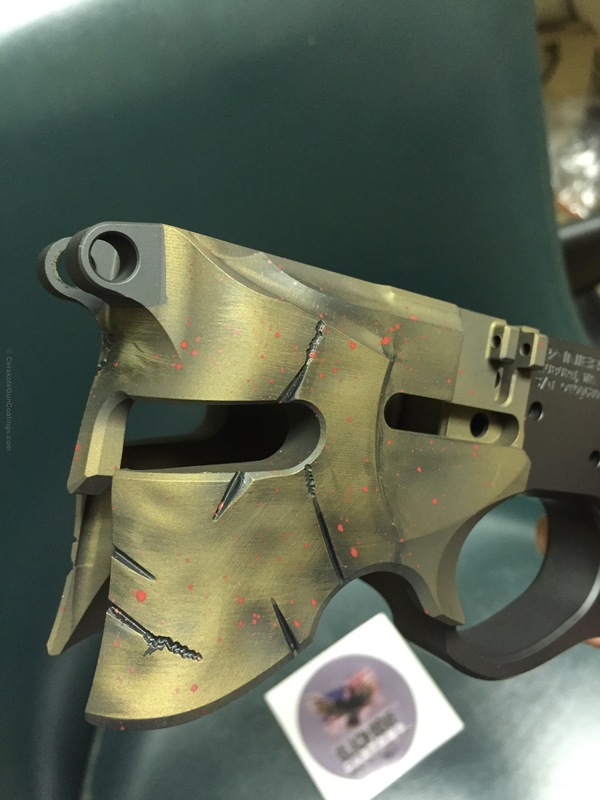 Lower Receiver in a Custom Cerakote Finish by RICCO TUMMINELLO | Cerakote