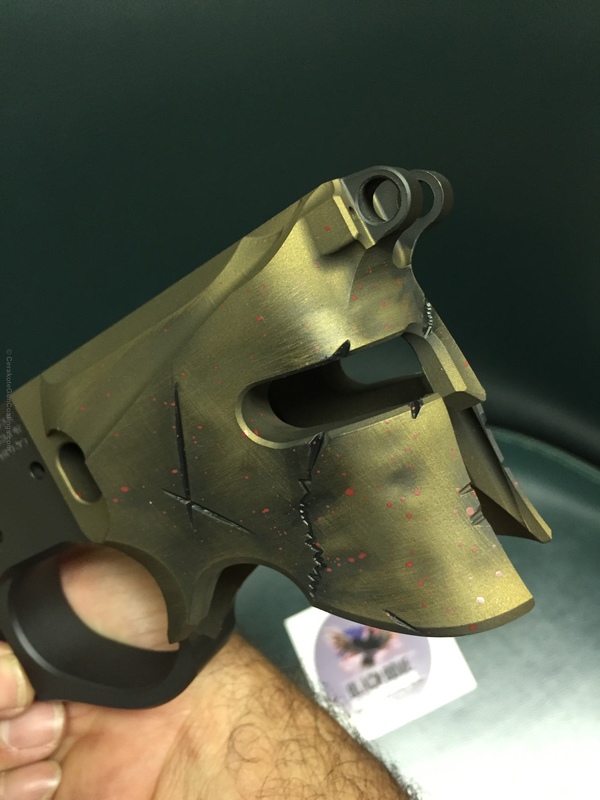 Lower Receiver in a Custom Cerakote Finish by RICCO TUMMINELLO | Cerakote