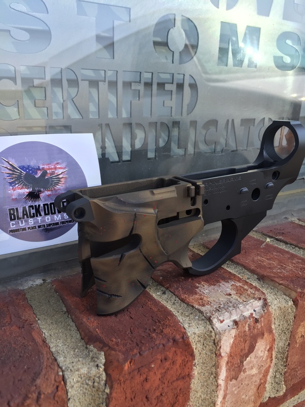 Lower Receiver in a Custom Cerakote Finish by RICCO TUMMINELLO | Cerakote