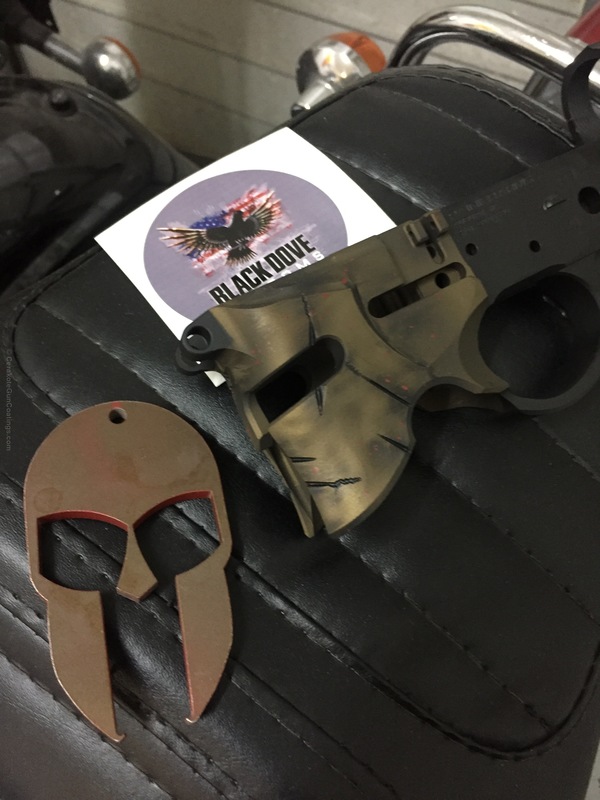 Lower Receiver in a Custom Cerakote Finish by RICCO TUMMINELLO | Cerakote