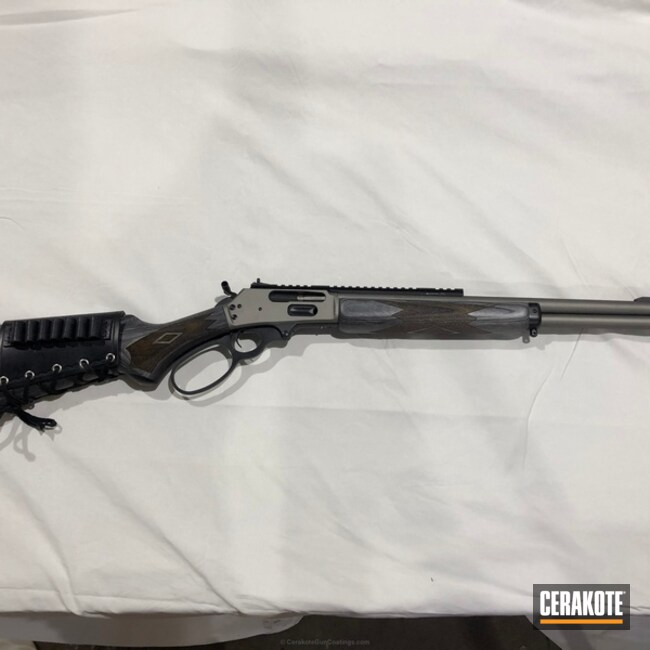 Cerakoted: Marlin,Graphite Black H-146,Stainless H-152,Lever Action,Marlin Classic Model 1895