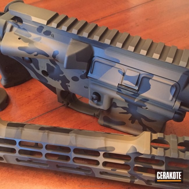 Cerakoted: Sniper Grey H-234,MultiCam,Lower,Graphite Black H-146,Handguard,Gun Parts,Upper
