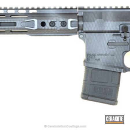 Powder Coating: Sniper Grey H-234,Tactical Rifle,Snakeskin Camo,AR-15,Snake Skin,Bull Shark Grey H-214