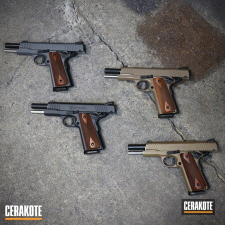 Powder Coating: Elite,M17 COYOTE TAN E-170,Cerakote Elite Series,Smoke E-120,1911,Handguns,Pistol,Concrete E-160G,Citadel,Concrete E-160
