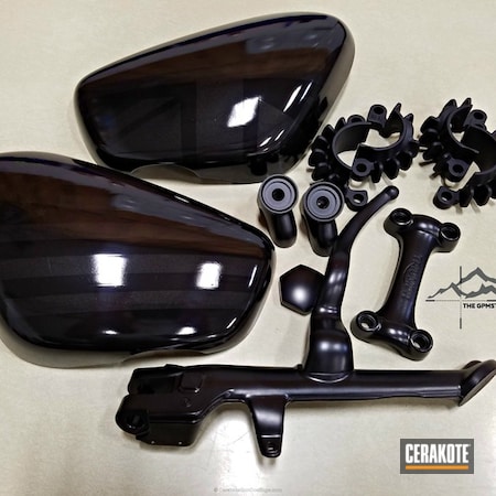 Powder Coating: Triumph Motorcycle,Motorcycles,Union Jack,English Flag,HIGH GLOSS ARMOR CLEAR H-300,Custom Mix,Tungsten H-237,Triumph,More Than Guns,Graphite Black H-146,Refinished,American Flag,Before and After