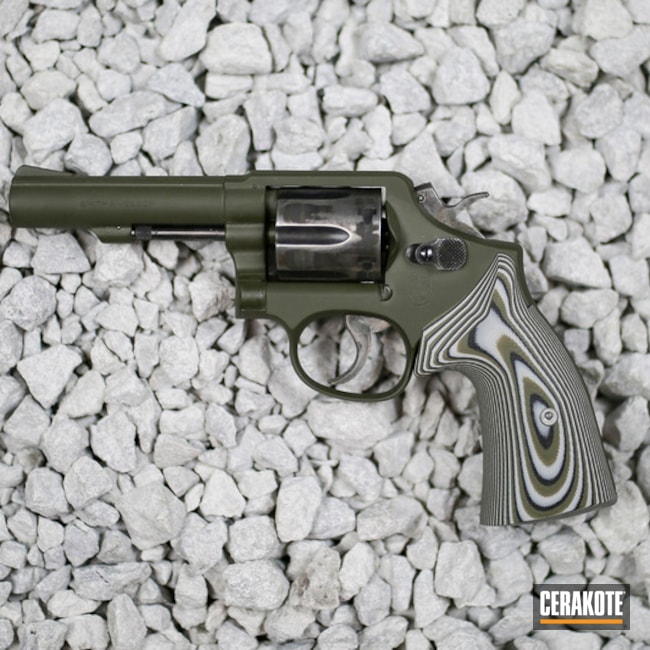 Cerakoted: Mil Spec O.D. Green H-240,Smith & Wesson,Revolver