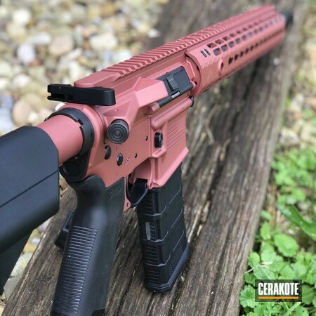 Powder Coating: Two Tone,Aero Precision,Copper Brown H-149,Custom Mix,Tactical Rifle,FIREHOUSE RED H-216