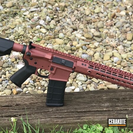 Powder Coating: Two Tone,Aero Precision,Copper Brown H-149,Custom Mix,Tactical Rifle,FIREHOUSE RED H-216