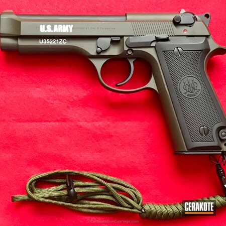 Powder Coating: Pistol,Beretta,MAGPUL® FOLIAGE GREEN H-231