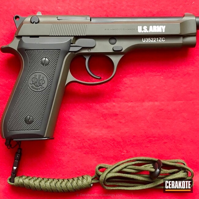 Cerakoted: Pistol,Beretta,MAGPUL® FOLIAGE GREEN H-231