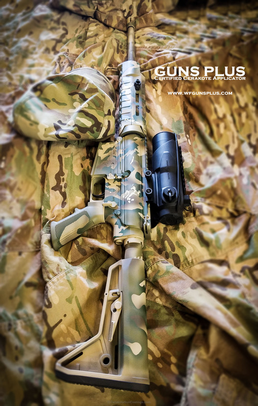 5 color MultiCam DPMS Rifle by WEB USER | Cerakote