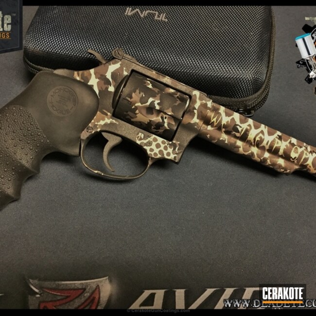 Cerakoted: Custom Mix,Custom Design,Graphite Black H-146,Revolver,Midnight Bronze H-294,Cobalt H-112,Custom Camo,Gold H-122,Chocolate Brown H-258