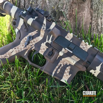 Cerakoted Riptile Camo Finish On This Customized Tactical Rifle
