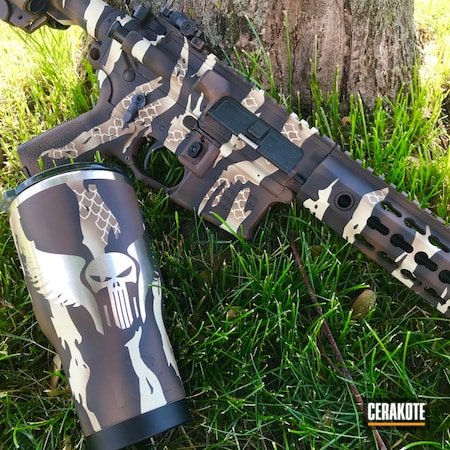 Powder Coating: Chocolate Brown H-258,Riptile Camo,Tactical Rifle,Knight's Mfg Co,BENELLI® SAND H-143,MAGPUL® FLAT DARK EARTH H-267