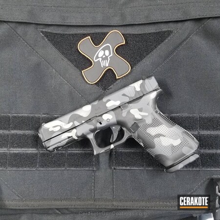 Powder Coating: Graphite Black H-146,Glock,Pistol,Glock 19,Sniper Grey H-234,Bull Shark Grey H-214