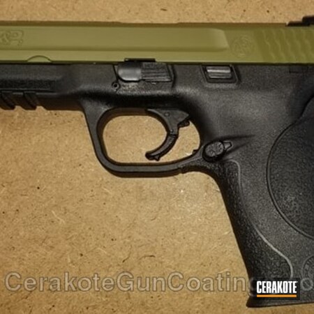 Powder Coating: Smith & Wesson,M&P9,Warrior Arms,Pistol,Noveske Bazooka Green H-189