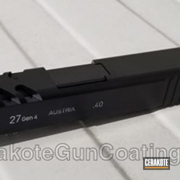 Cerakoted Glock 27 Slide In Hir-146 Gen Ii Graphite Black