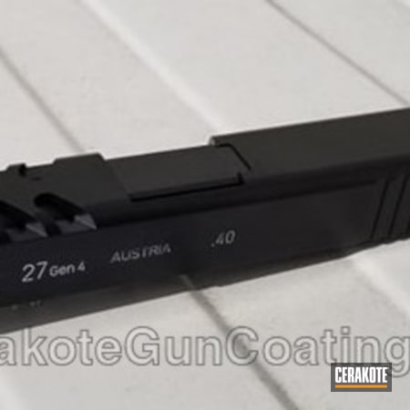 Powder Coating: Slide,Glock,Custom Milling,Warrior Arms,Glock 27,Gen II Graphite Black HIR-146