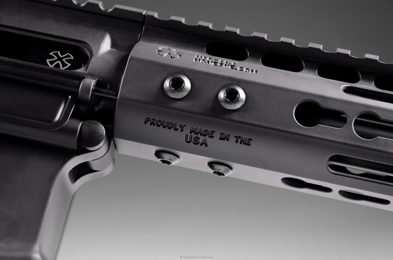 Tactical Rifle in Cerakote H-146 Graphite Black and E-120 Smoke by WEB ...