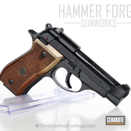 Powder Coating: Graphite Black H-146,Handguns,Pistol,Beretta