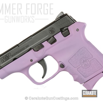 Cerakoted Smith & Wesson M&p Handgun Coated In H-138 Pastel Purple