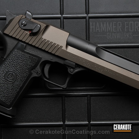 Powder Coating: Graphite Black H-146,Midnight Bronze H-294,Two Tone,Handguns,Pistol,Desert Eagle,IMI