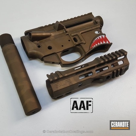 Powder Coating: Graphite Black H-146,Midnight Bronze H-294,Tiger Stripes,Spike's Tactical,Spikes Tactical Hellbreaker,Hellbreaker,Burnt Bronze H-148,Upper / Lower