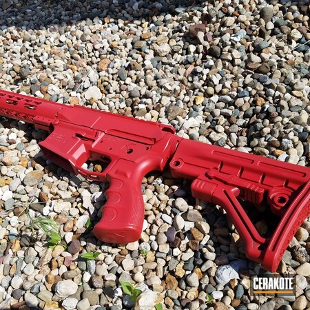 Powder Coating: Aero Precision,Tactical Rifle,FIREHOUSE RED H-216,AR-15,Upper / Lower,Handguard