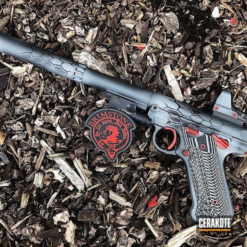 Cerakoted Ruger Mark Iv Handgun Coated In A Cerakote Kryptek Finish