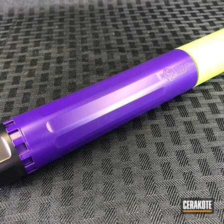 Powder Coating: Zombie Green H-168,LOLLYPOP PURPLE C-163,Silencer,More Than Guns