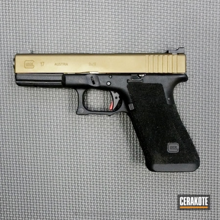 Powder Coating: Glock,Handguns,Pistol,Burnt Bronze H-148,Glock 17