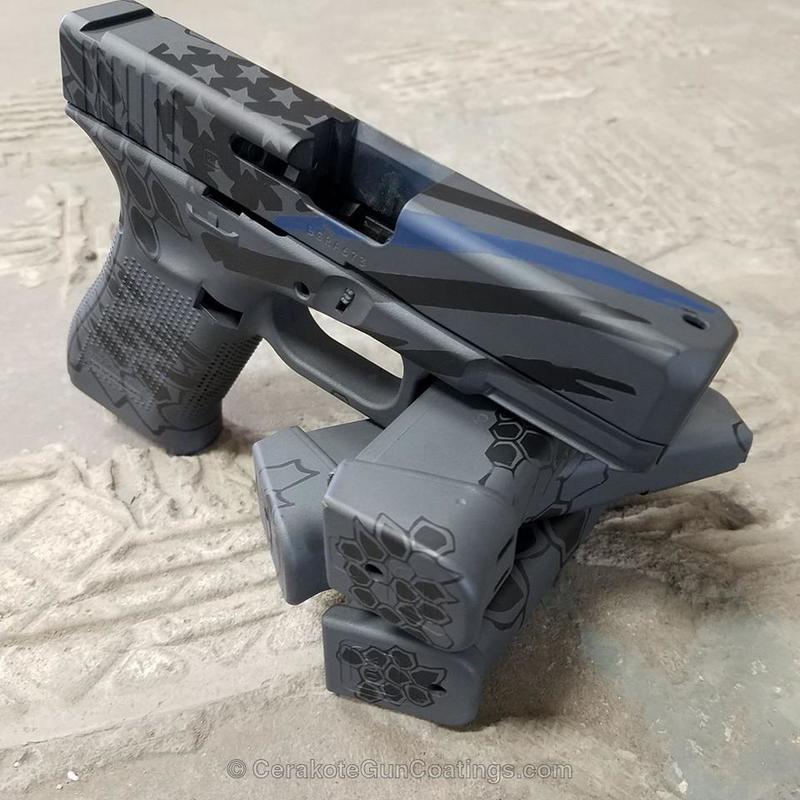 H-146 Graphite Black and H-234 Sniper Grey by TAMMI JANEY | Cerakote