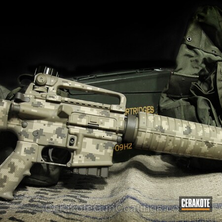Powder Coating: Bushmaster,DESERT SAND H-199,Tactical Rifle,Patriot Brown H-226,Coyote Tan H-235