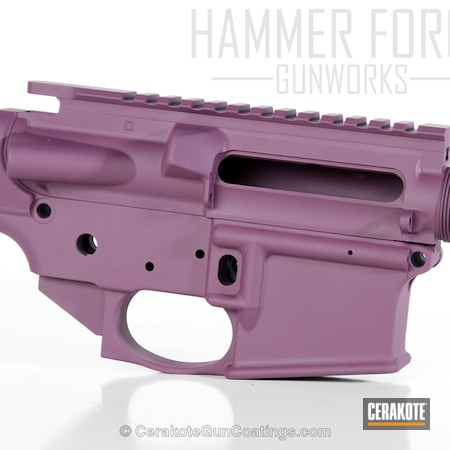 Powder Coating: KEL-TEC® NAVY BLUE H-127,Custom Mix,Tactical Rifle,AR-15,Upper / Lower,Pastel Purple H-138