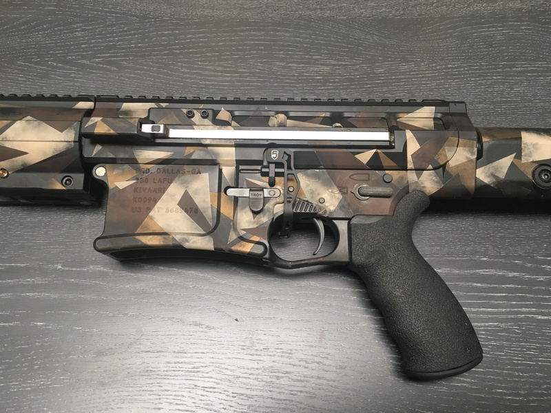 Long Range Tactical Rifle in a Custom Splinter Camo Finish by STEVE ...