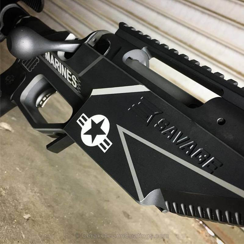 Valor Riflewerks Bolt Action Rifle in a Custom Cerakote Finish by STEVE METCALF | Cerakote