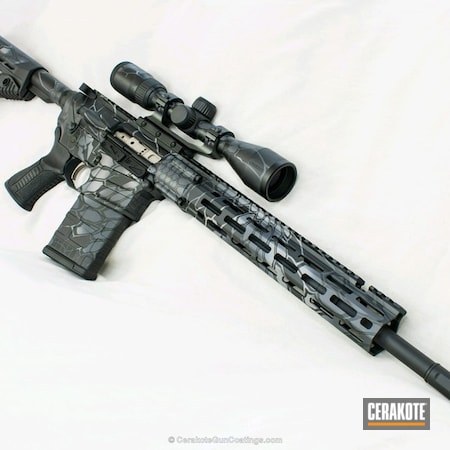 Powder Coating: Graphite Black H-146,AR 308,Steel Grey H-139,Sniper Grey H-234,Savage Arms,Tactical Rifle,AR-10,AR-15,Kryptek
