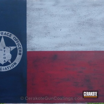 Cerakoted Custom Cerakoted Texas Flag
