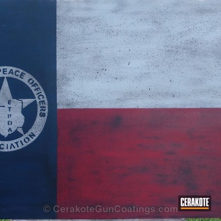 Powder Coating: KEL-TEC® NAVY BLUE H-127,Graphite Black H-146,Texas Flag,Distressed Texas Flag,Sign,Texas Cerakote,American Flag,FIREHOUSE RED H-216,More Than Guns