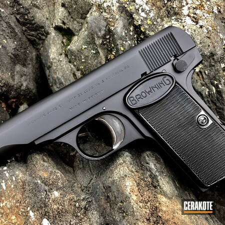 Powder Coating: Graphite Black H-146,Pistol,Browning