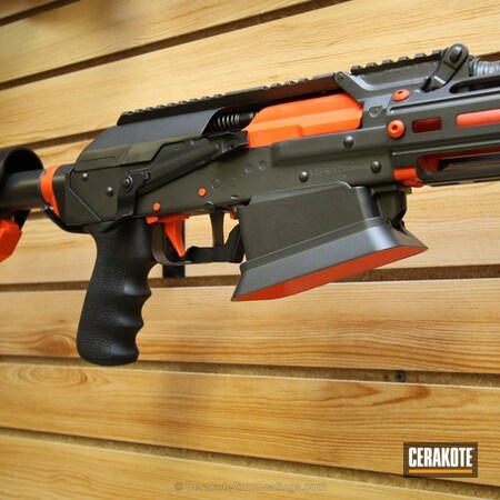 Powder Coating: Hunter Orange H-128,VEPR-12,Two Tone,Shotgun,Vepr