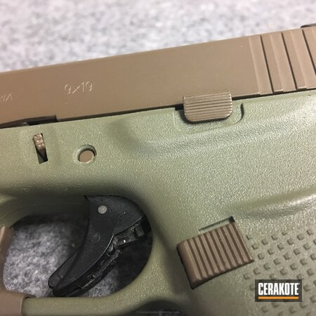 Powder Coating: Glock 43,9mm,Glock,Pistol,Patriot Brown H-226