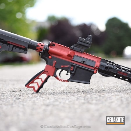 Powder Coating: Hunter Orange H-128,Two Tone,Electric Yellow H-166,Tactical Rifle,FIREHOUSE RED H-216,AR-15