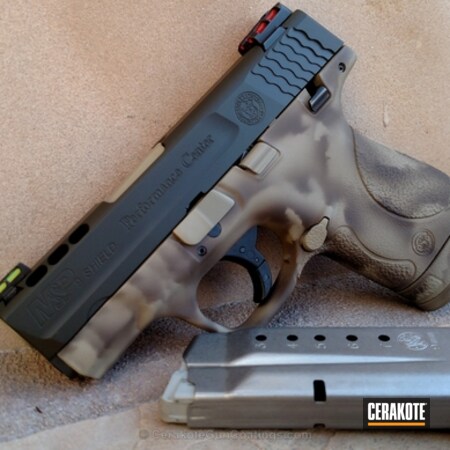 Powder Coating: Smith & Wesson,Desert Sage H-247,Chocolate Brown H-258,Pistol,MultiCam