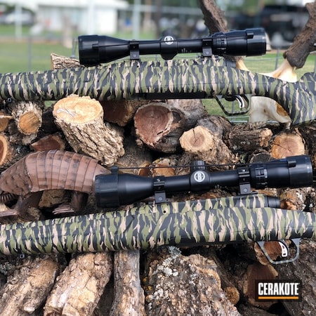 Powder Coating: Graphite Black H-146,25-06,Tiger Stripes,DESERT SAND H-199,Noveske Bazooka Green H-189,Savage Arms,Vietnam Tiger Stripe Camo,Bolt Action Rifle