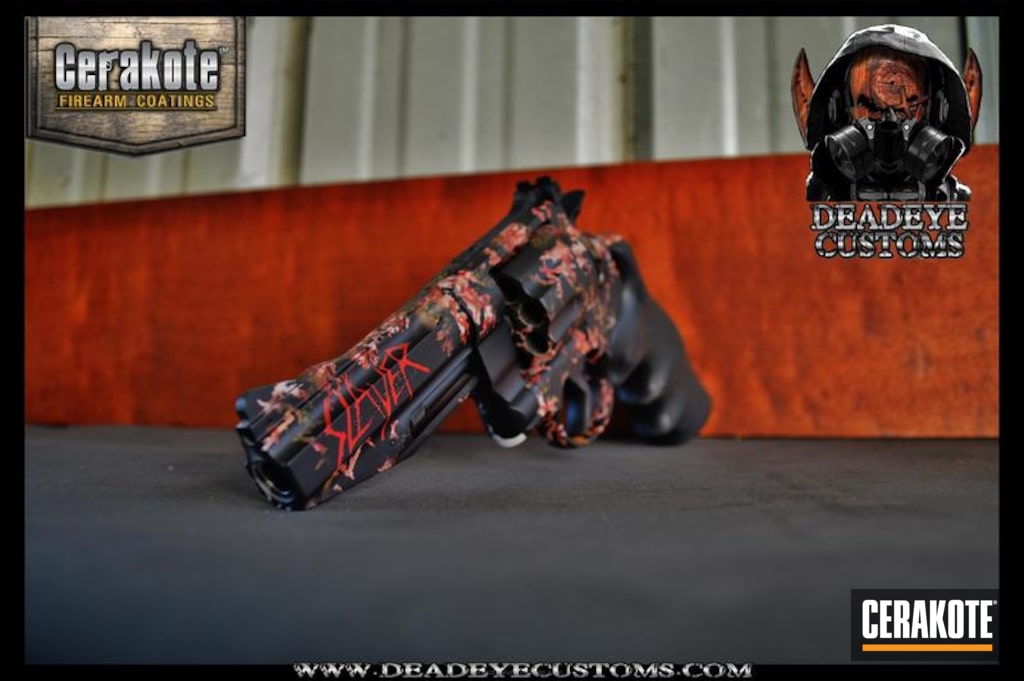 Revolver done in a Custom Cerakote Finish by WEB USER | Cerakote