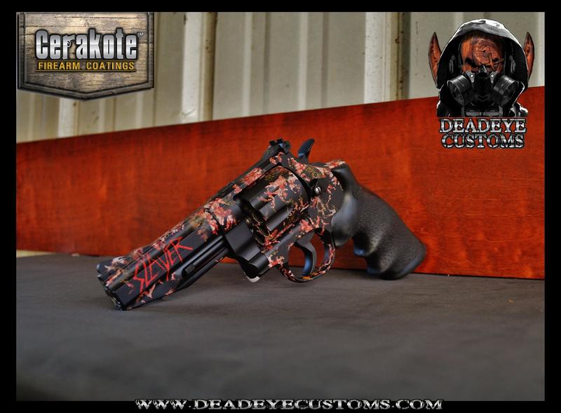 Custom Raging Hunter Cerekote Revolver done in a Custom Cerakote Finish by WEB USER | Cerakote