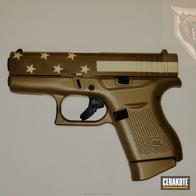 Cerakoted: BENELLI® SAND H-143,Glock,American Flag,Glock 43