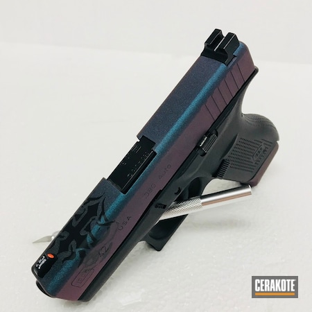 Powder Coating: GunCandy Chameleon,Graphite Black H-146,Glock,GunCandy Stingray,GunCandy,Rose,Cross,HIGH GLOSS ARMOR CLEAR H-300,Chameleon,Glock 42
